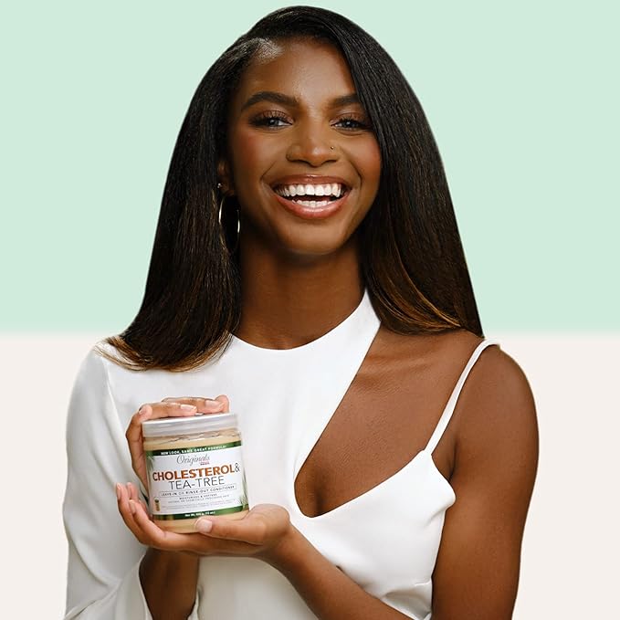 Africa's Best Originals Cholesterol & Tea Tree Oil Leave In Conditioner 426g - Afro Hair Boutique