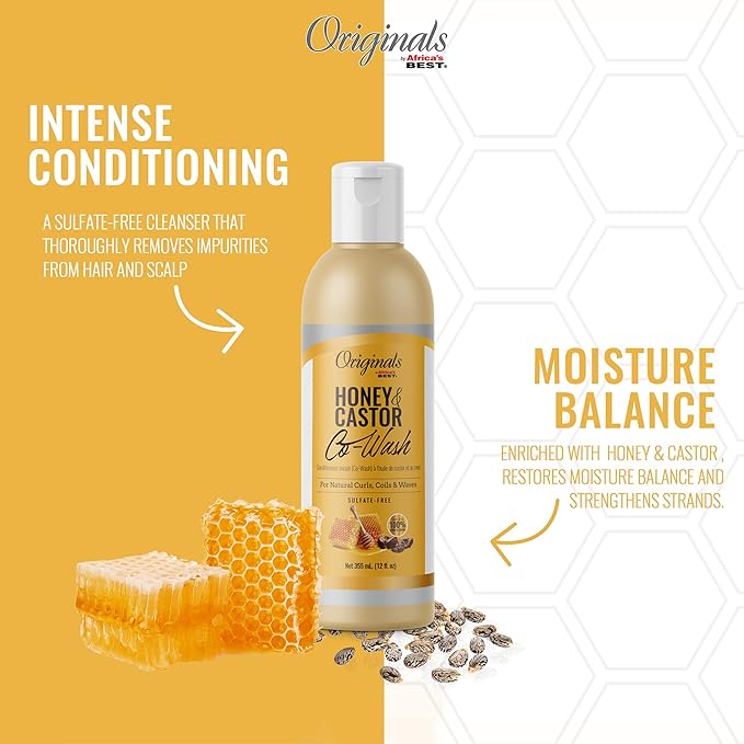 Africa's Best Originals Honey and Castor Co-Wash 355ml