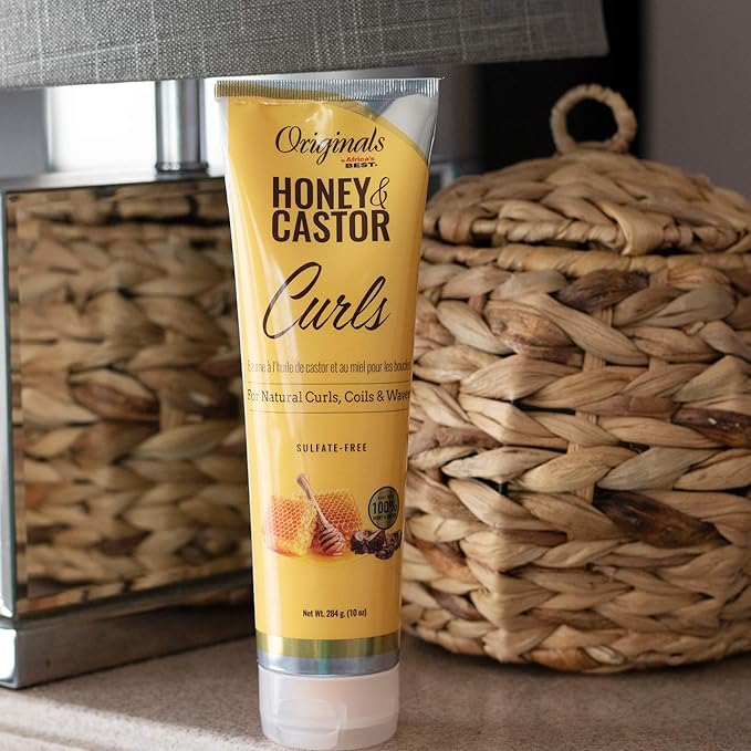 Africas Best Originals Honey And Castor Curls Cream 284g