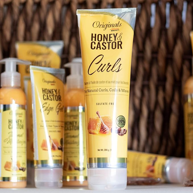 Africas Best Originals Honey And Castor Curls Cream 284g