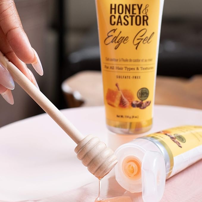 Africas Best Originals Honey And Castor Edge Gel 114g