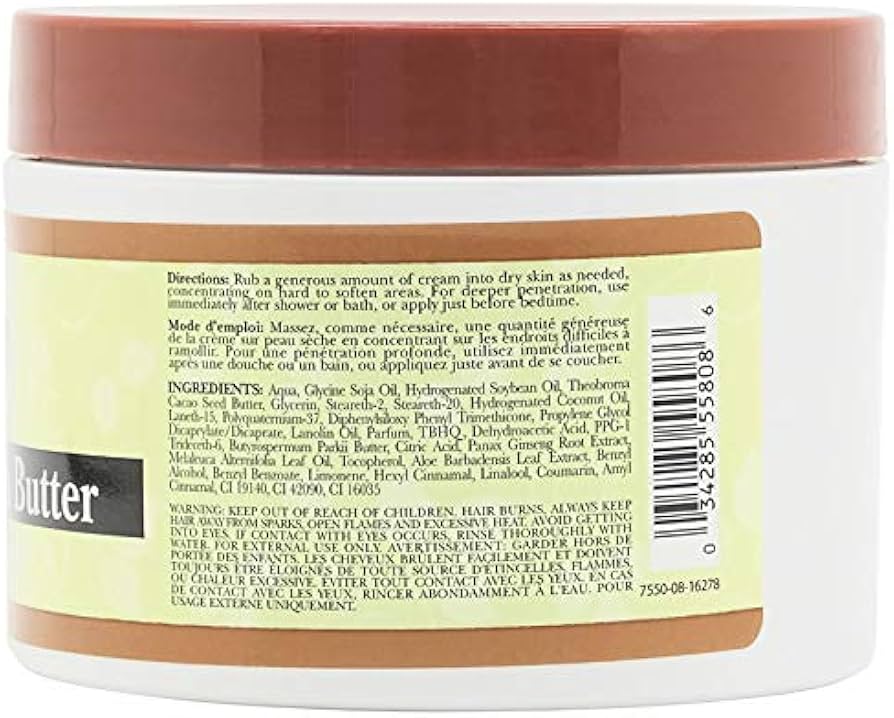 Africas Best Ultimate Organics Cocoa Butter And Shea Butter Cream 227g - Afro Hair Boutique
