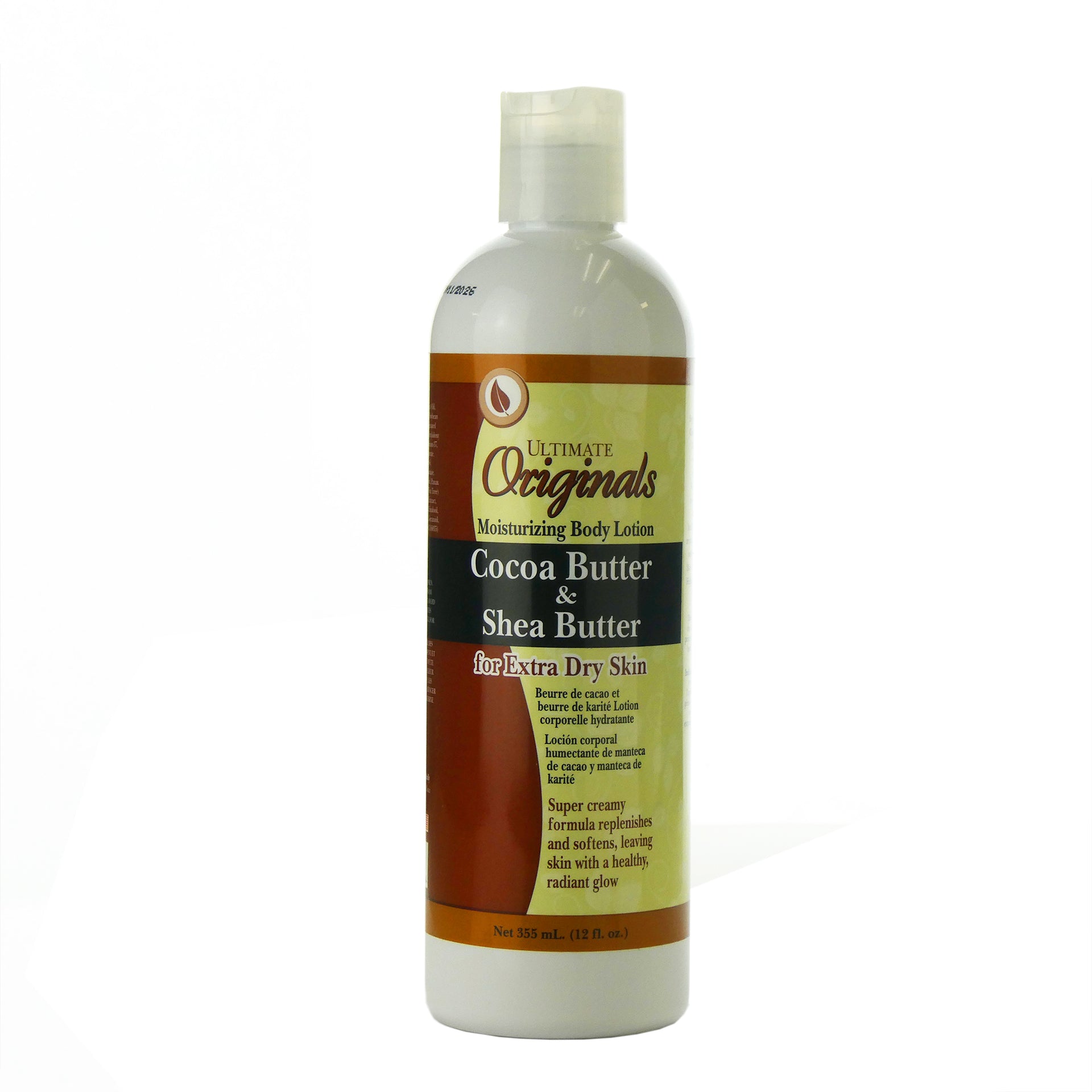 Africas Best Ultimate Organics Cocoa Butter And Shea Butter Lotion 355ml - Afro Hair Boutique