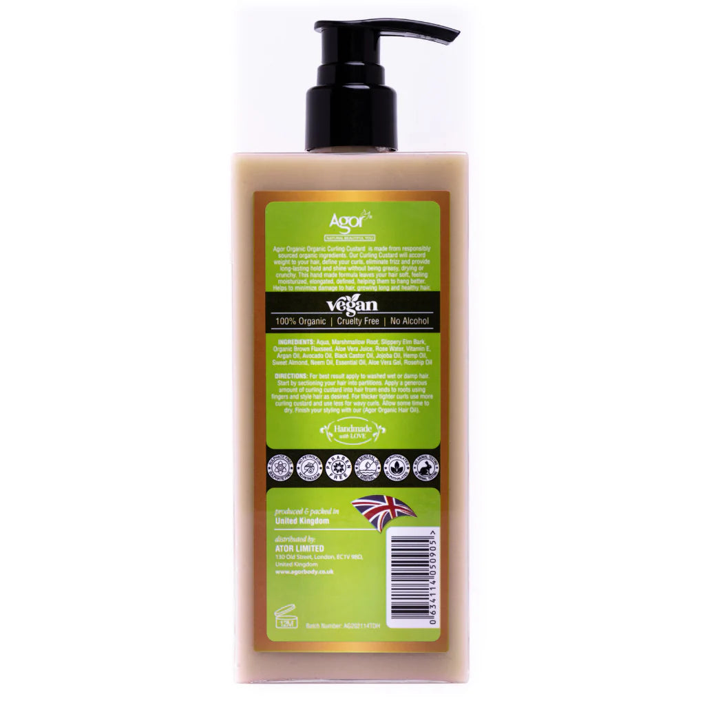 Agor Organic Curling Custard Define And Elongate Curls 300ml