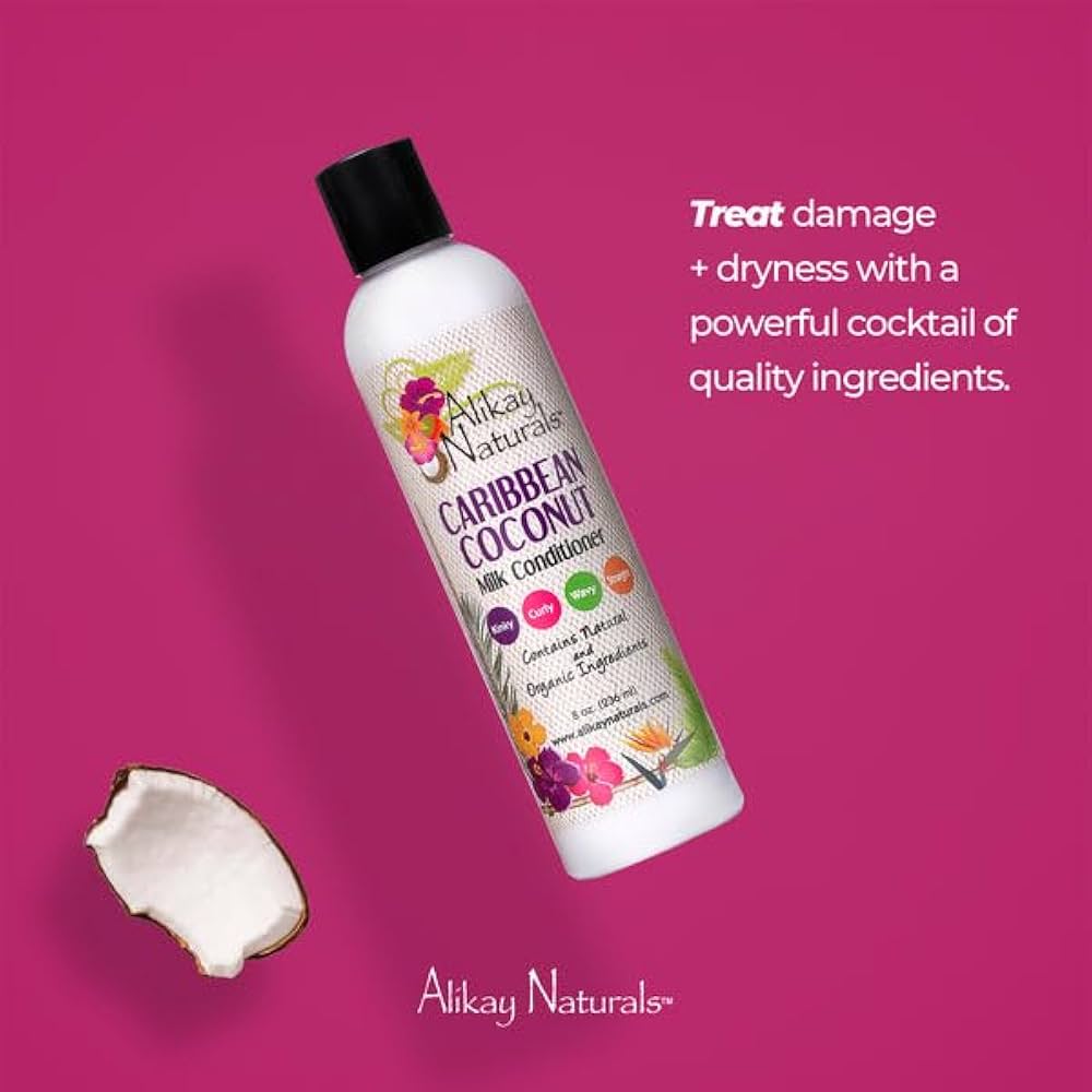 Alikay Naturals Caribbean Coconut Milk Conditioner With Organic Ingredient 236ml