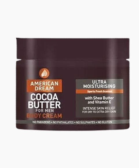 American Dream Cocoa Butter Ultra Moisturising Body Cream For Men