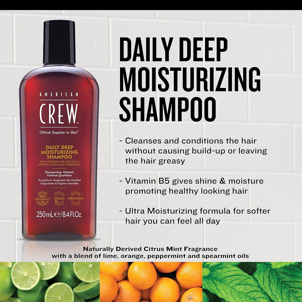 American Crew Daily Deep Moisturizing Shampoo 250ml / 450ml / 1L