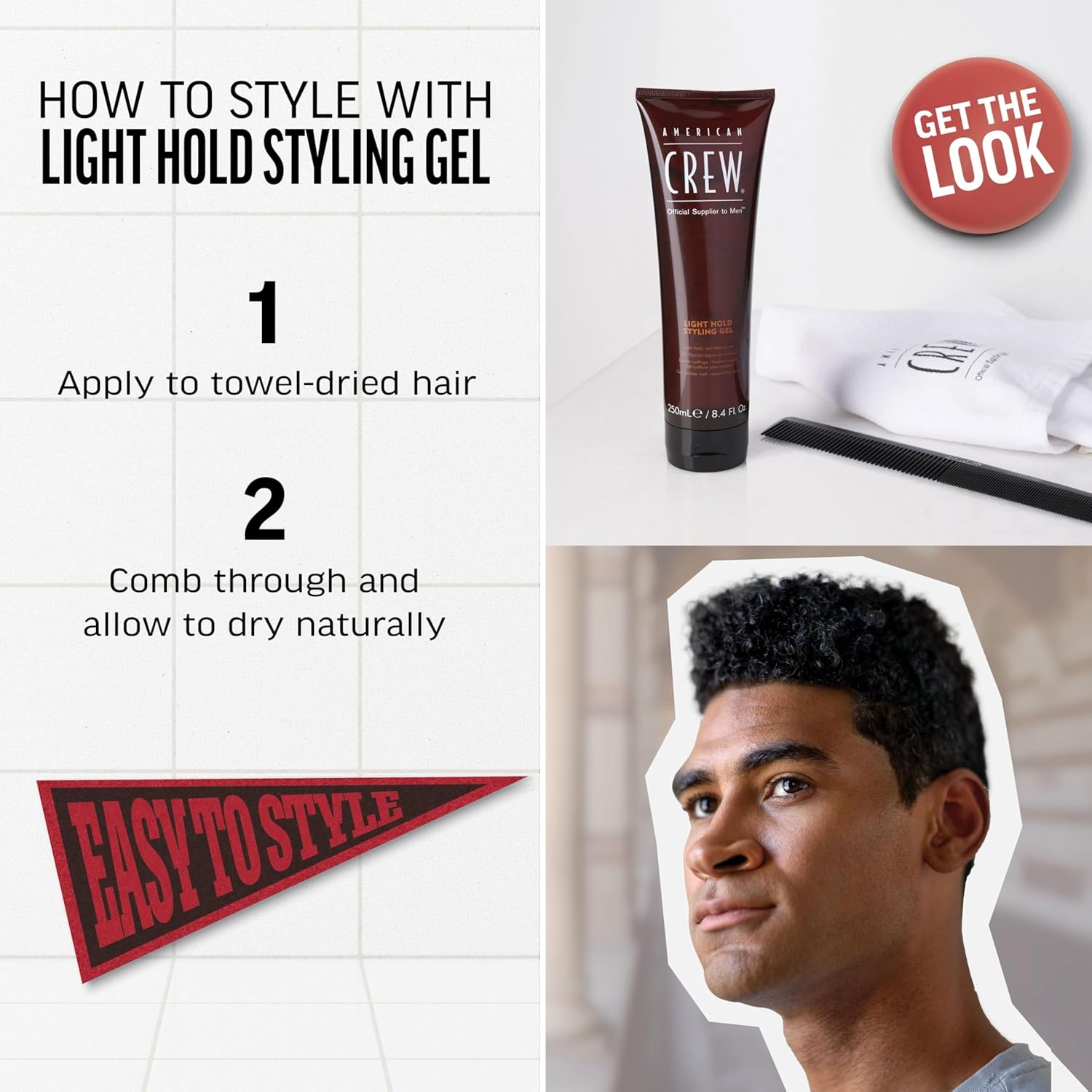 American Crew Light Hold Styling Gel 250ml / 390ml