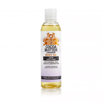 American Dream Cocoa Butter Lavender Skin Soothing Body Oil 200ml