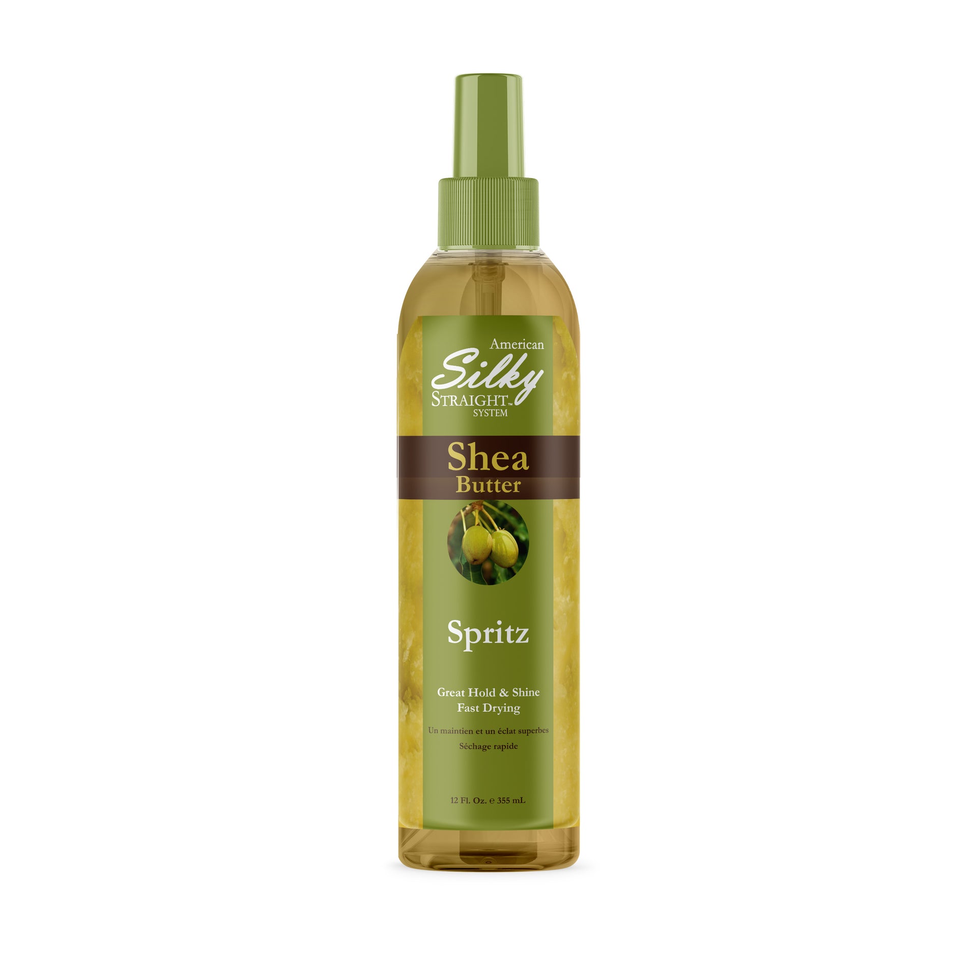 American Silky Straight Shea Butter Spritz 355ml