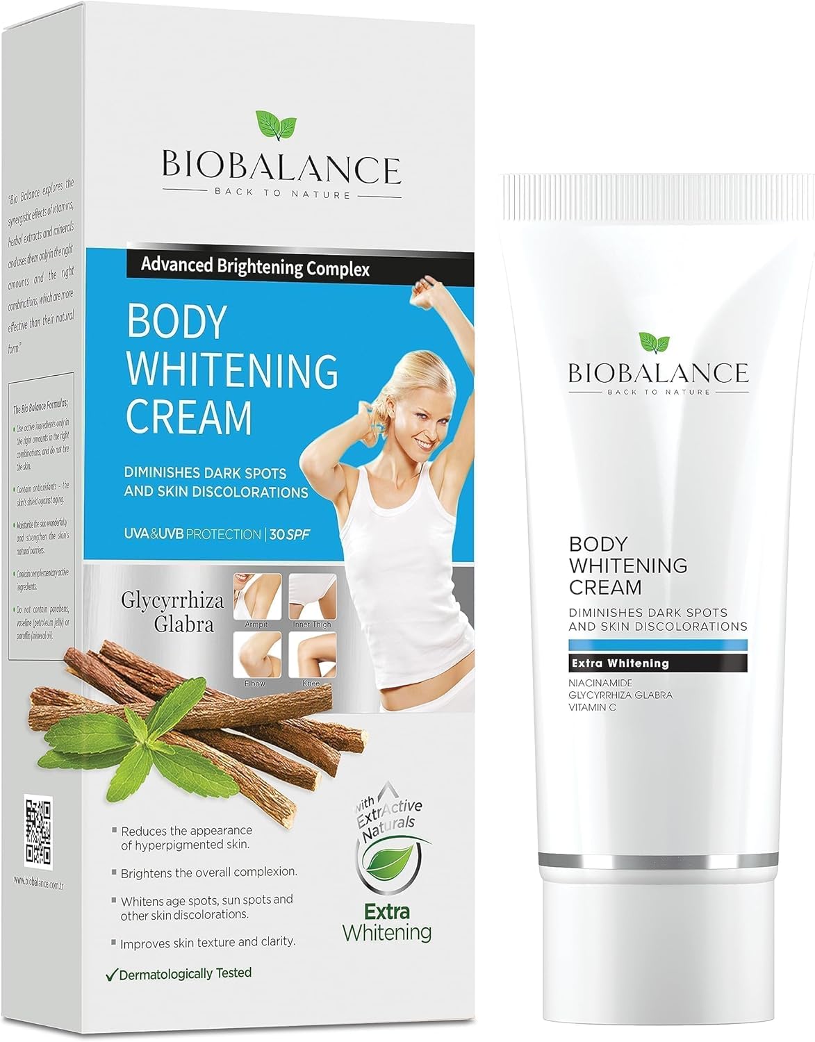 Amirose Bio Balance Back To Nature Body Whitening Cream 60ml