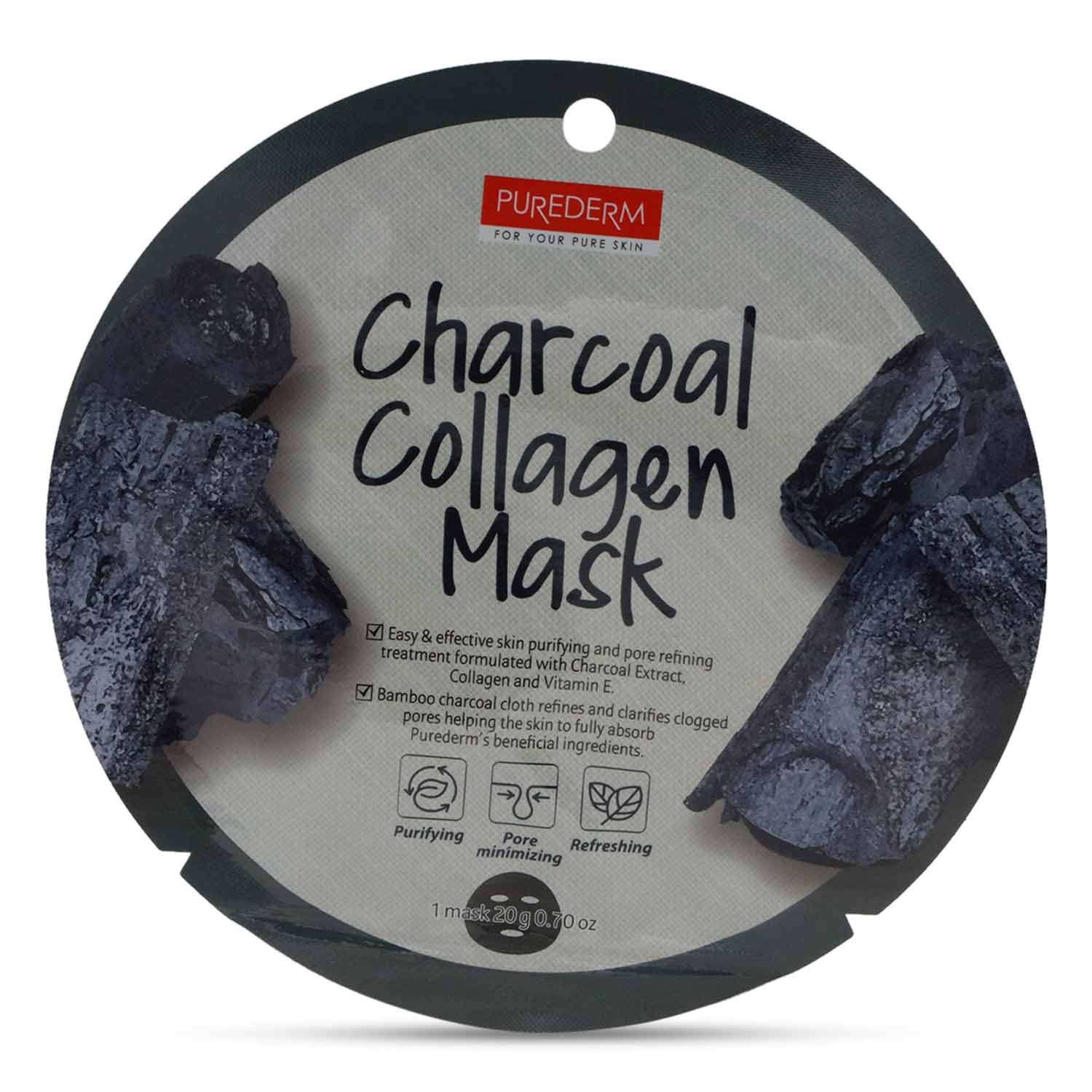 Purederm Charcoal Collagen Mask
