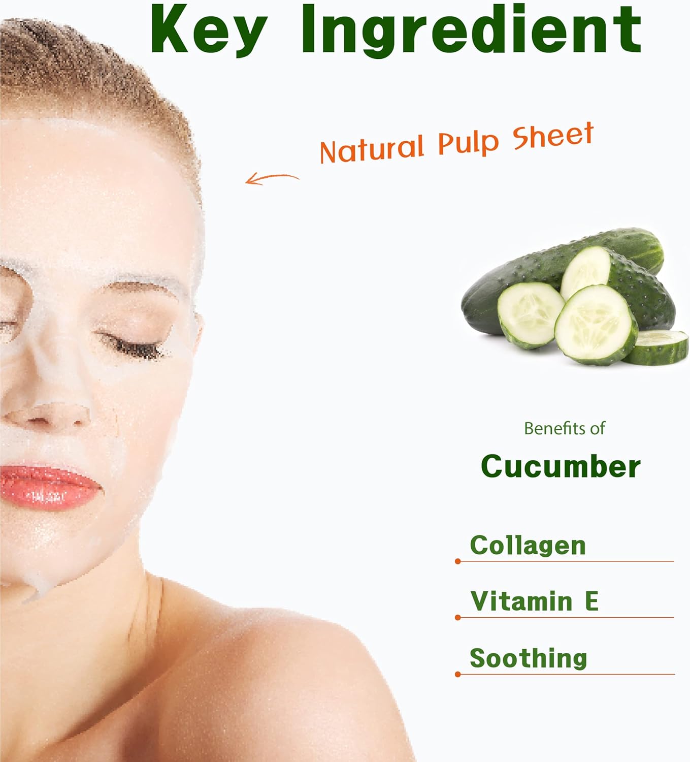 Purederm Cucumber Collagen Mask