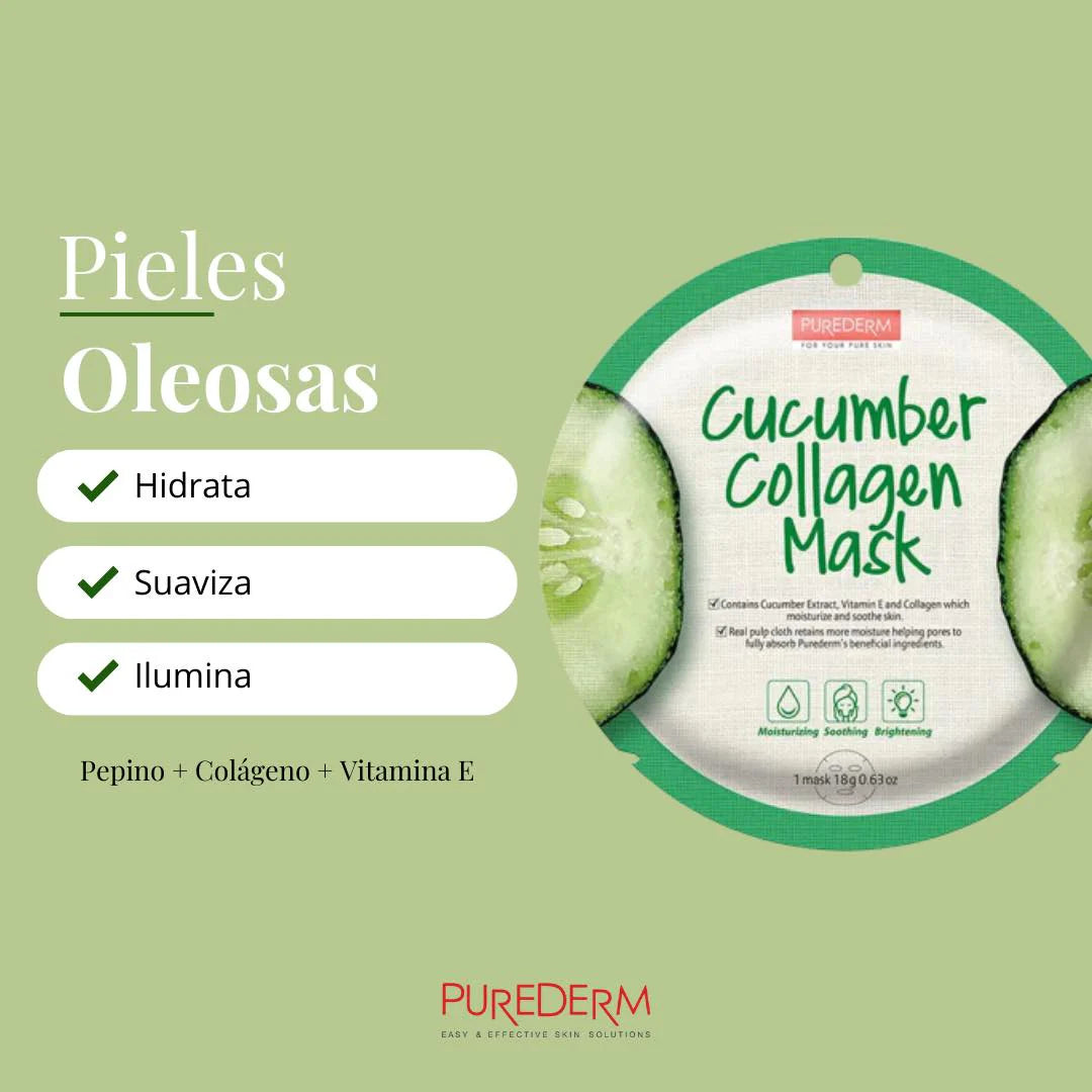 Purederm Cucumber Collagen Mask
