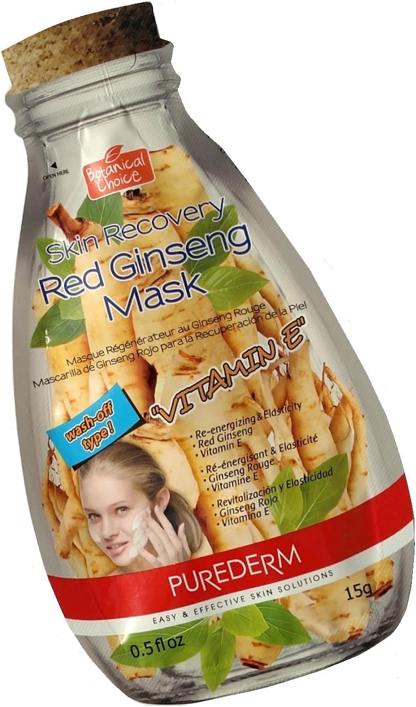 Purederm Skin Recovery Red Ginseng Mask 15ml