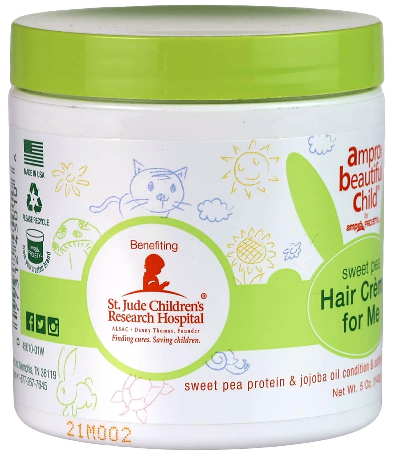 Ampro Beautiful Child Sweet Pea Hair Crème For Me 142g