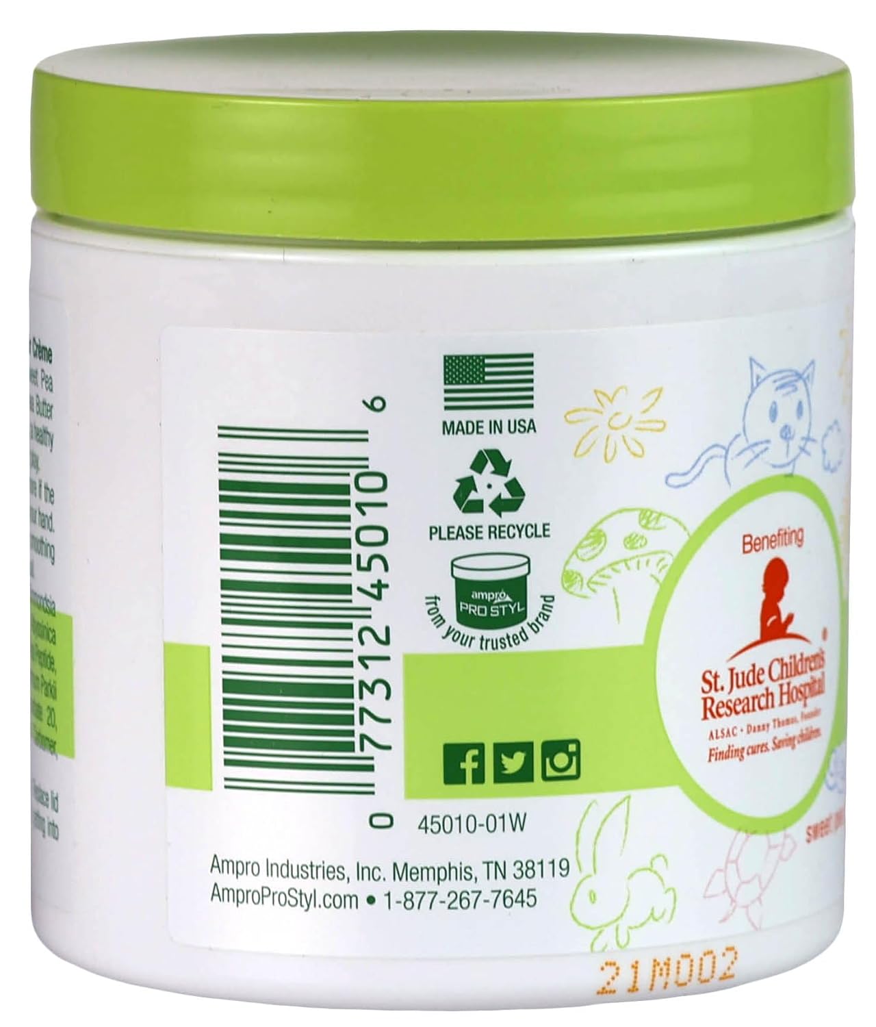 Ampro Beautiful Child Sweet Pea Hair Crème For Me 142g