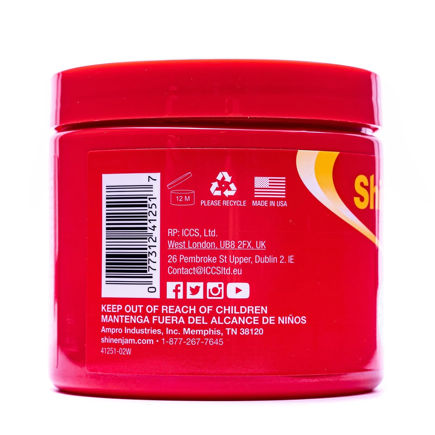 Ampro Shine N Jam Magic Fingers Edge Control Extreme Hold Braiders 227g / 454g