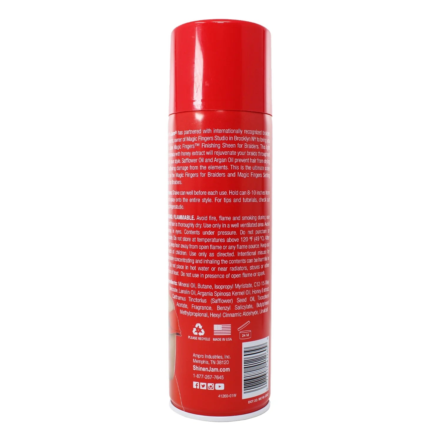 Ampro Shine N Jam Magic Fingers Finishing Sheen Spray 326g