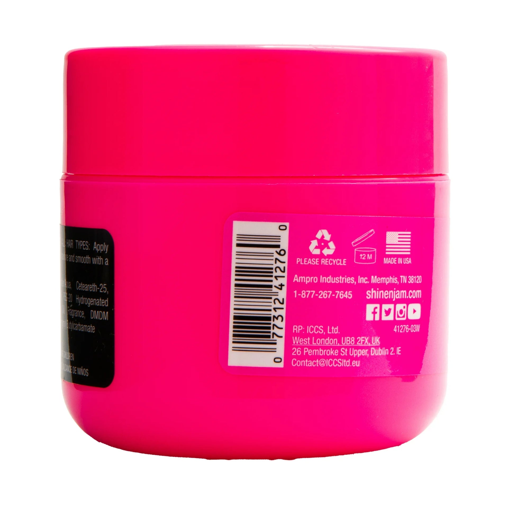 Ampro Shine N Jam Rainbow Edges Strawberry Extra Hold & Shine 113.5g