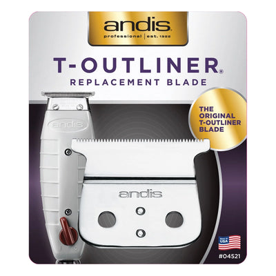 Andis Professional T-outliner Replacement Blade - Silver - 04521