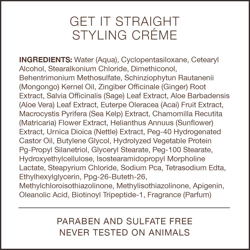 Andre Walker The Gold System Get It Straight Styling Creme 250ml
