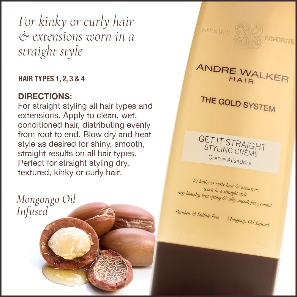 Andre Walker The Gold System Get It Straight Styling Creme 250ml