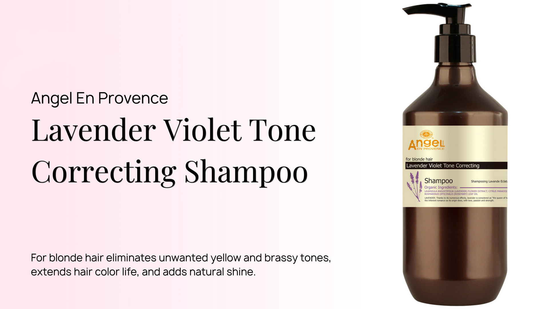 Angel En Provence Angel Lavender Violet Tone Correcting Shampoo 400ml