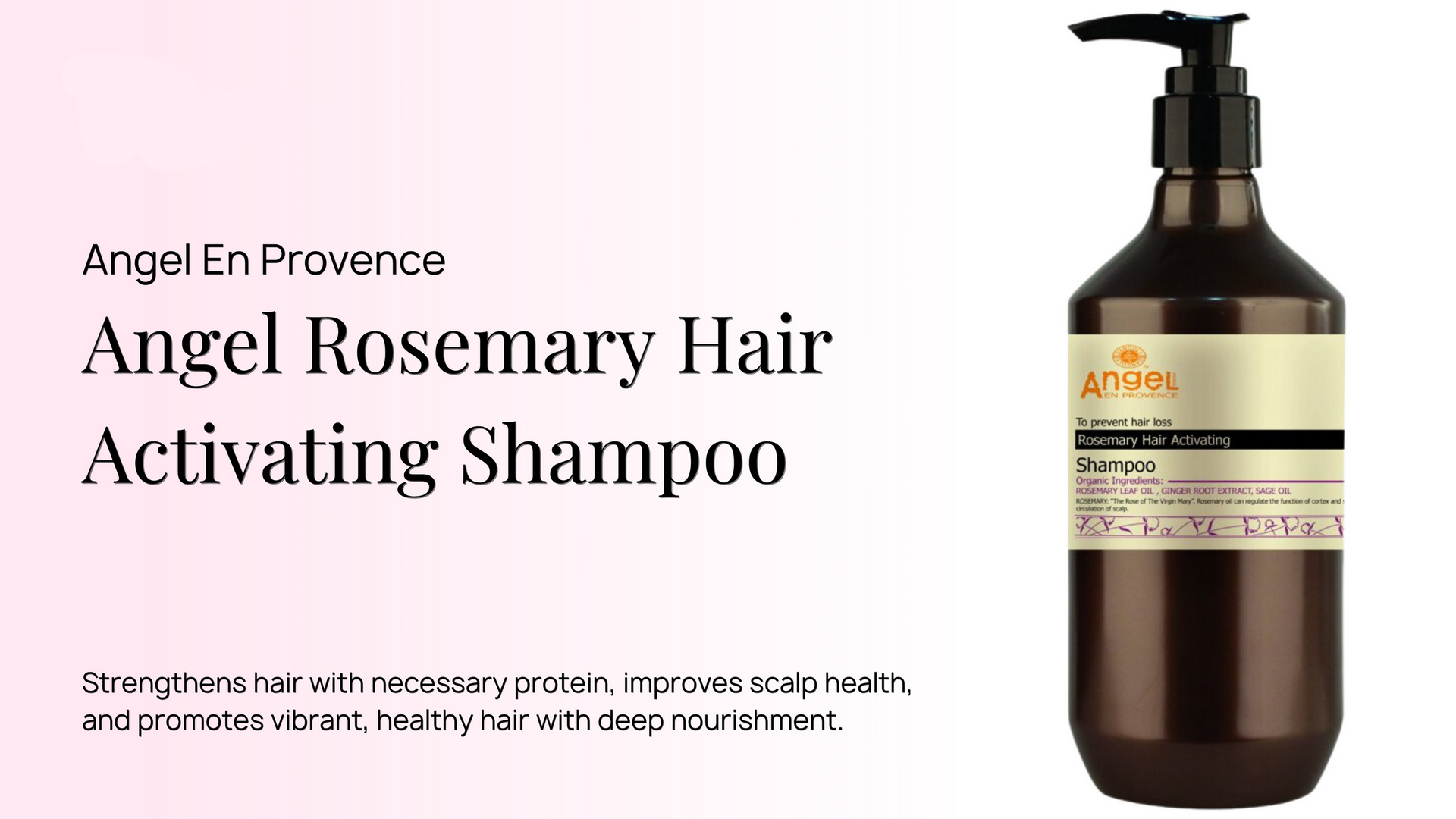 Angel En Provence Angel Rosemary Hair Activating Shampoo 800ml