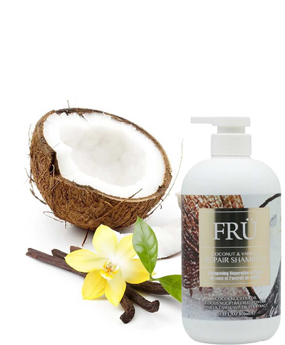 Angel En Provence FRU Coconut And Vanilla Repair Shampoo 300ml / 800ml