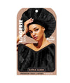 Annie Ms Remi Lingerie Silky Satin Bonnet Extra Large Black 3680