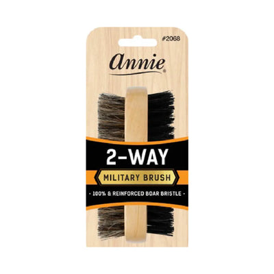 Annie Boar Reinforced Bristle 2 Way Military Brush 2068