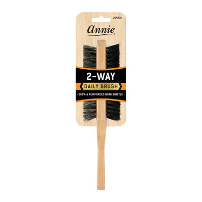 Annie Boar Reinforced Bristle 2 Way Wooden 5 Row Soft and Hard Brush 2092