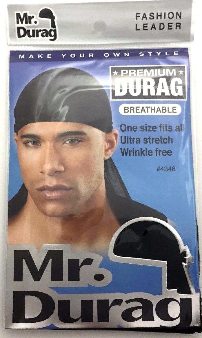 Annie Mr Durag Breathable Premium Durag Black 4346