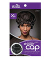 Annie Ms. Remi Deluxe Double Lined Shower Cap XL Black 4407