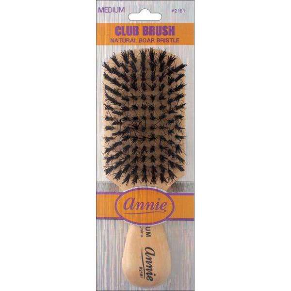 Annie Natural Boar Bristle Medium Club Brush 2161