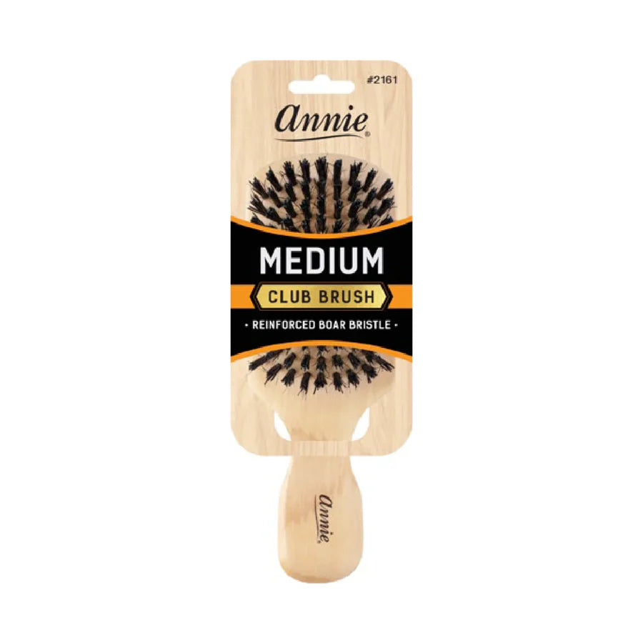 Annie Natural Boar Bristle Medium Club Brush 2161