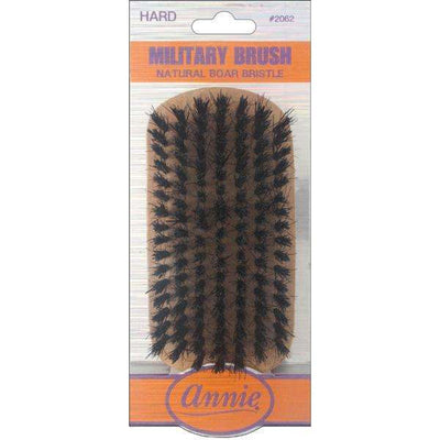 Annie Natural Boar & Nylon Bristle Hard Military Brush 2062