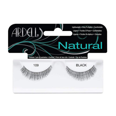 Ardell 100% Human Hair False Fashion/Natural Eye Lashes 109 Black