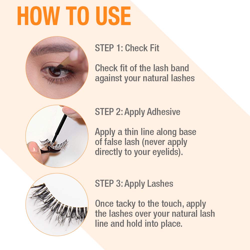 Ardell Duo Brush On Striplash Adhesive Eyelash Dark Tone Lashes Glue 5g