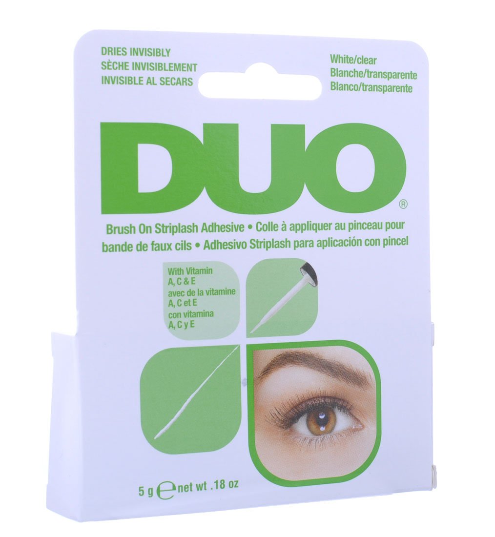 Ardell Duo Brush On Striplash Clear Adhesive White False Eyelashes Glue 5g
