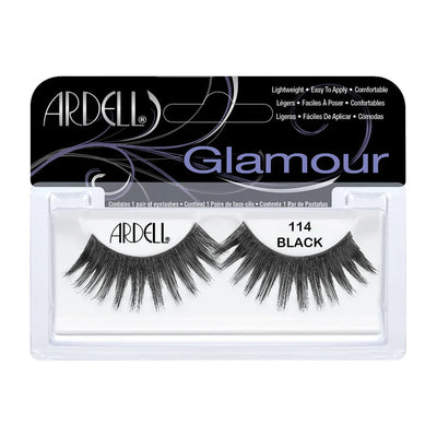 Ardell Lashes False Eyelashes Glamour Thick Short Soft Extension 114 Black
