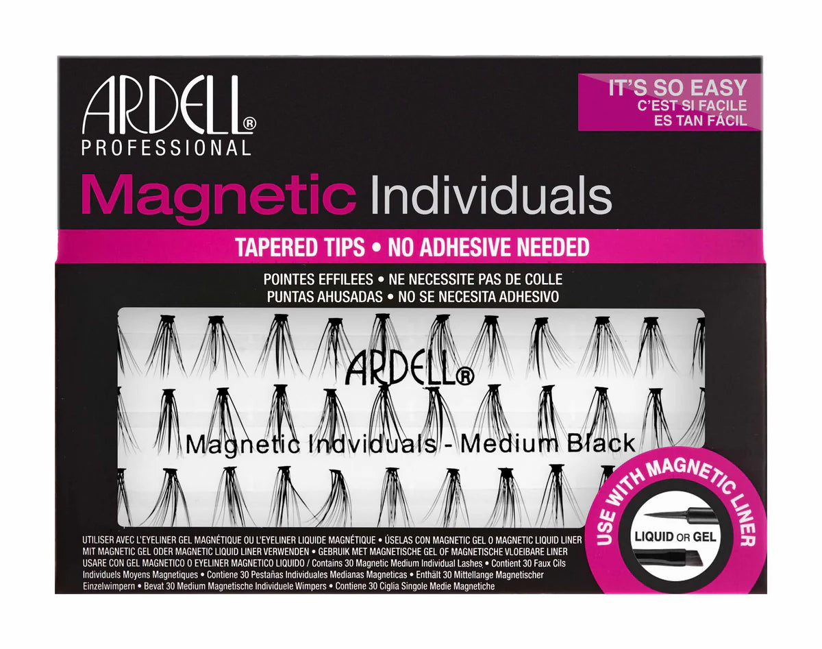 Ardell Magnetic Individual Lashes Tapered Tips Medium Black