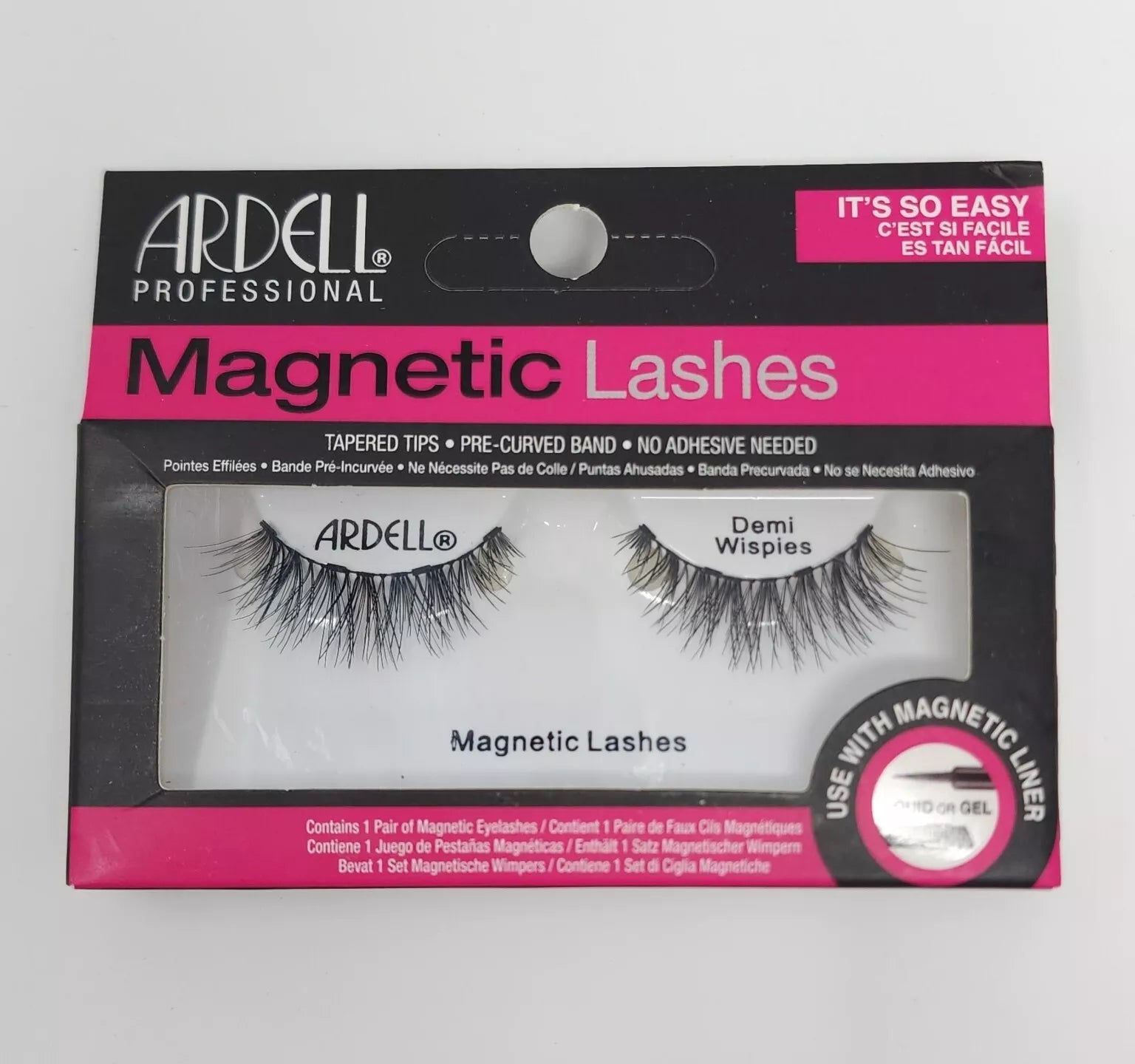 Ardell Magnetic Lashes False Eyelashes Tapered Tips Black Demi Wispies