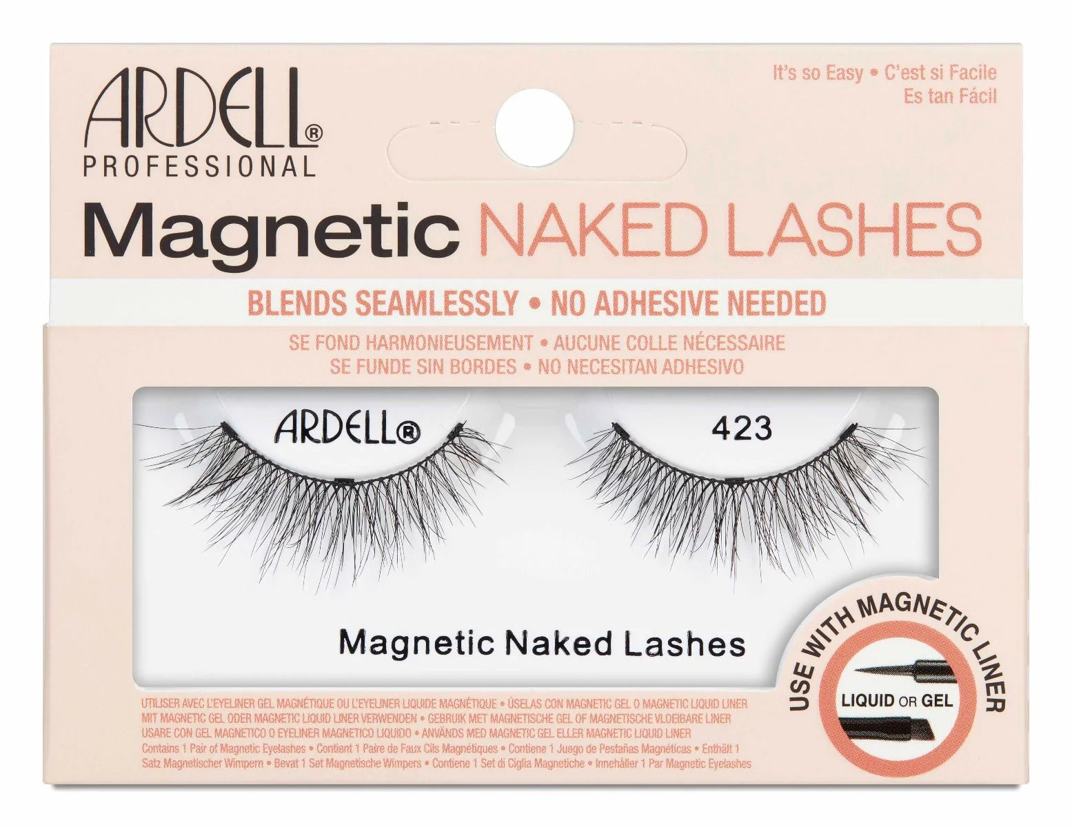 Ardell Magnetic Naked Lashes False Eyelashes Blends Seamlessly 423