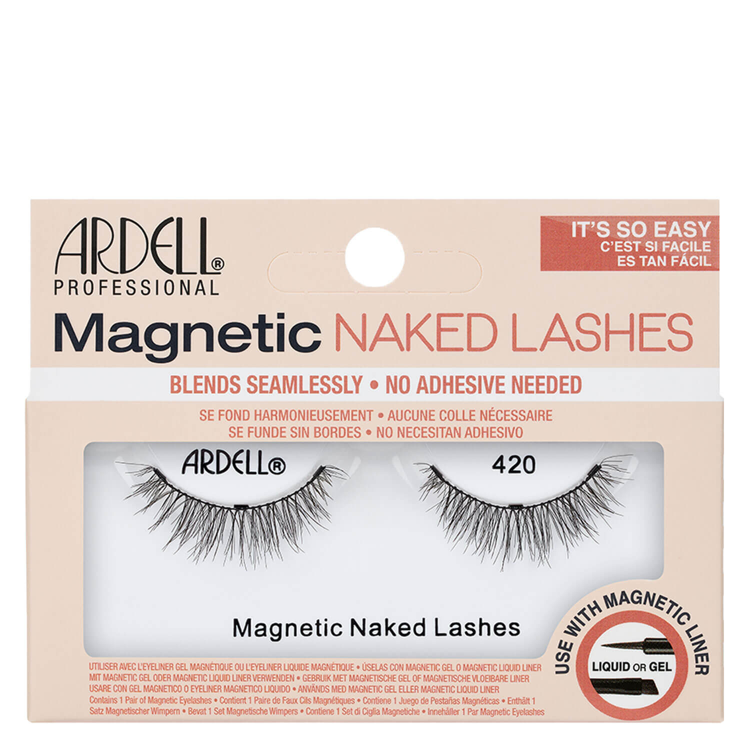 Ardell Magnetic Naked Lashes False Eyelashes Blends Seamlessly 420