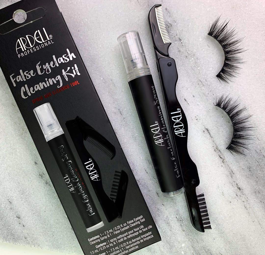 Ardell Professional False Eyelash Cleaning Kit Spray And Cleaning Tool