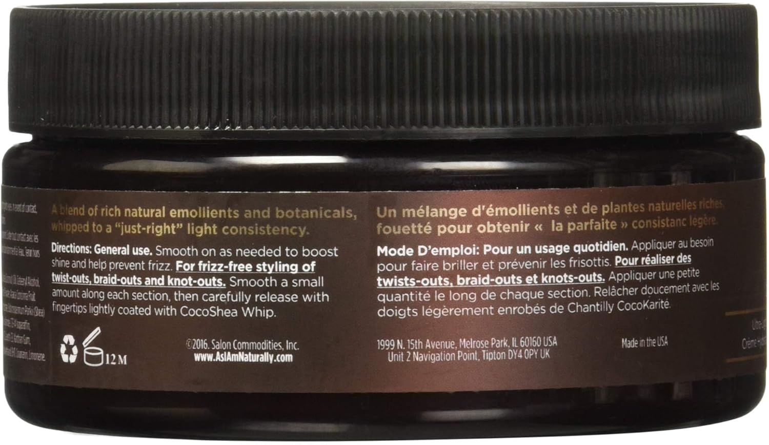 As I Am Beautiful Coils And Curls Cocoshea Whip Cream 227g