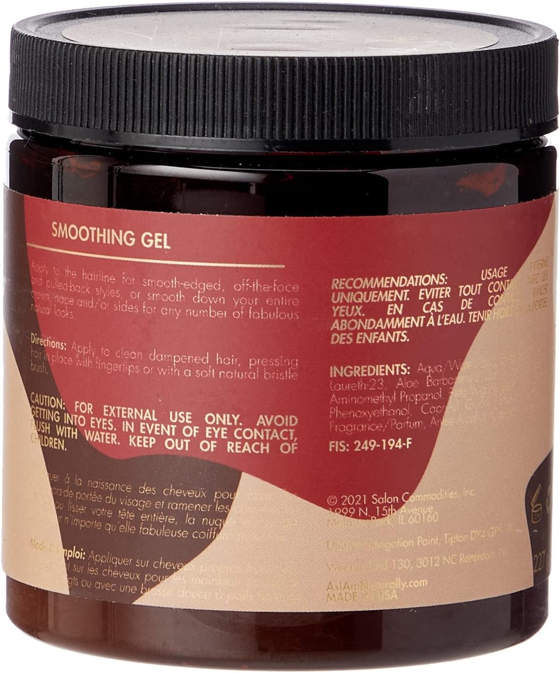 As I Am Beautiful Coils And Curls Smoothing Gel 227g