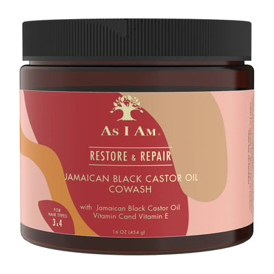 As I Am Restore & Repair Jamaican Black Castor Oil Cowash / Co Wash 454g